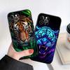 FM3 Tier Wolf Tiger Löwe Soft Shell Handyhülle für iPhone 16 15 14 13 12 Pro Max Plus Mini