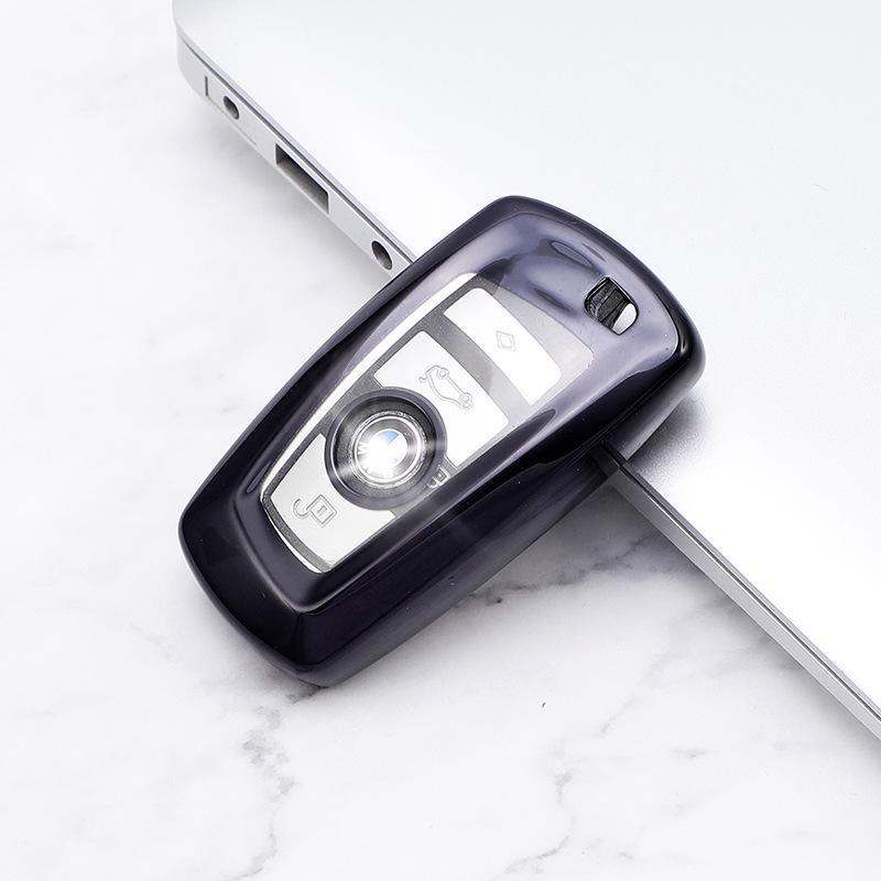 BMW 5 Series 7-Button Key Fob Protective Case and Buckle 520/525 525Li Car Accessories