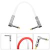 Guitar Patches Cables 6.35mm Right Angle Guitar Effect Pedal Cables Low Noise and Good Quality Guitar Effect Pedals Plug