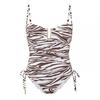 Biba Womens/Ladies Zebra Print One Piece Swimsuit