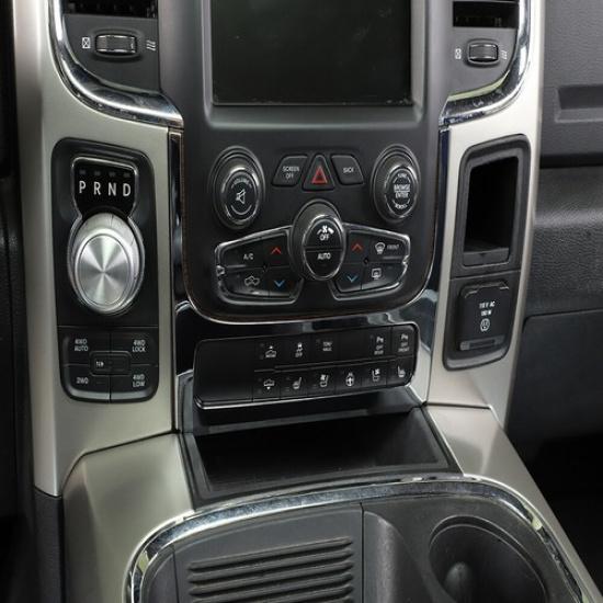 Center Console Adjustment Switch Cover Trim Frame For Dodge RAM 2010-2017 Chrome