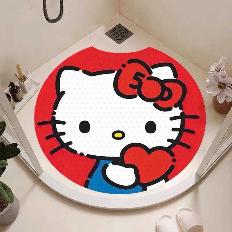 Tappetino da Bagno Antiscivolo a Cartoni Animati per Bambini - Tappetino per Piedi Antiscivolo con Ventose