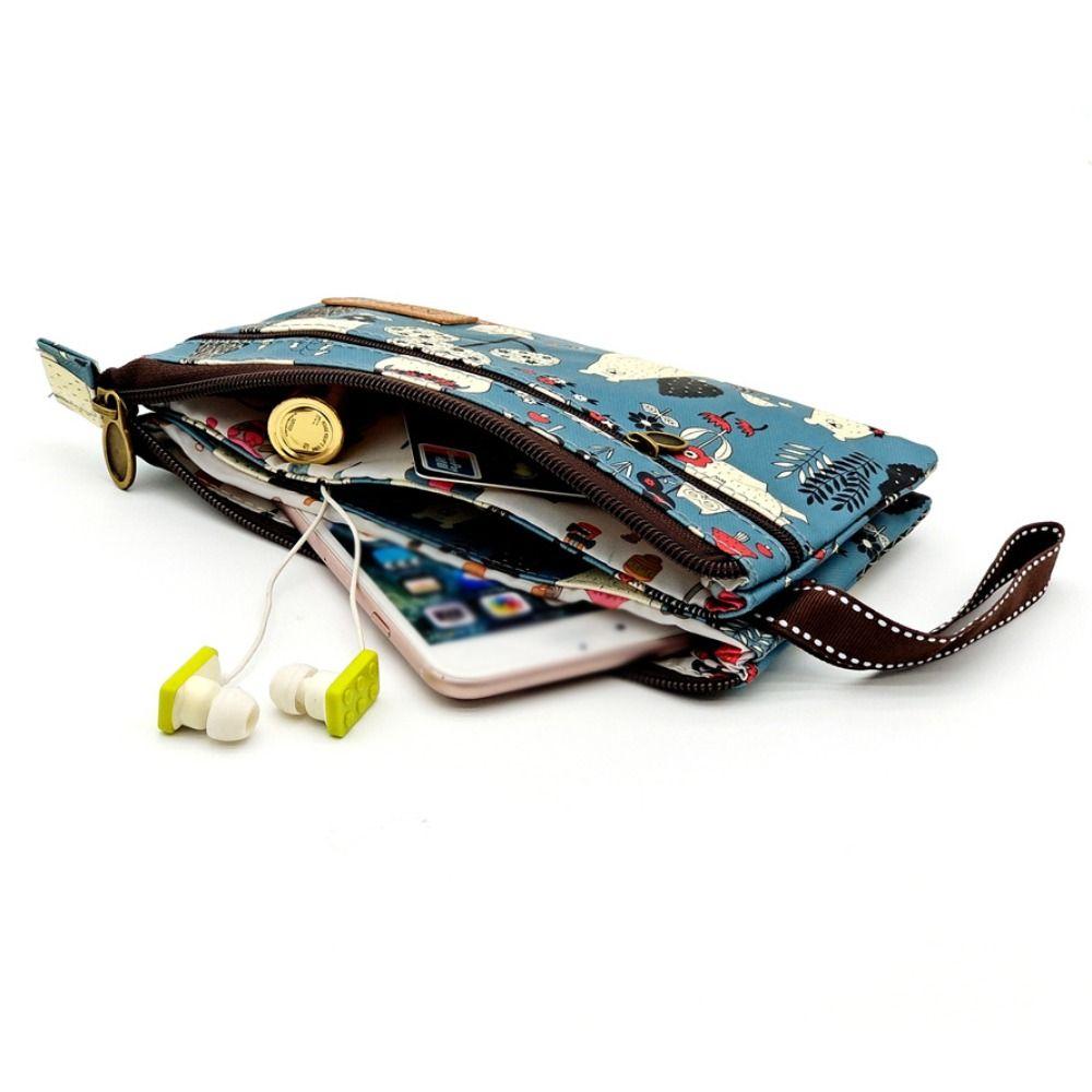 Cartoon Animals Storage Bag Large Capacity Money Pouch Korean Cosmetic Bag  Female