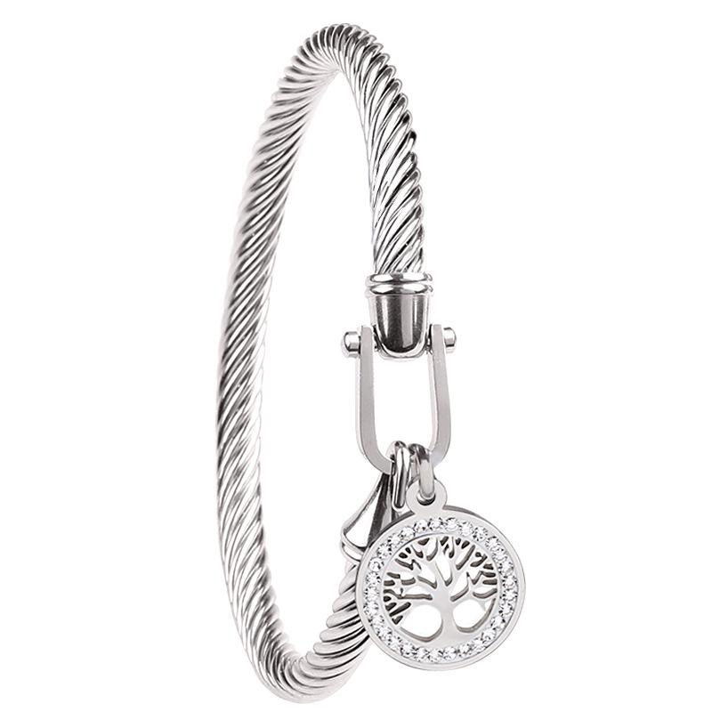 

2026 Tree of Life Bracelet Women s Clothing, Women s Love Tag, European and American Bracelets 18CM