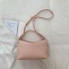 Faux Leather Shoulder Bag Solid Color Women Fashion Crossbody Bag