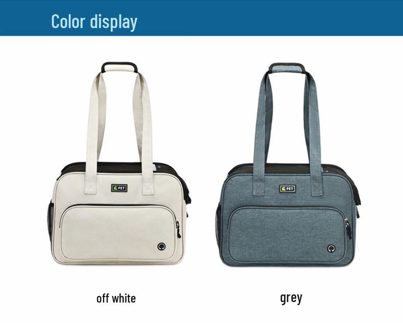 Portable Cat and Small Dog Carrier: Large Capacity Handheld Pet Bag for Outings