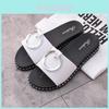 Luxurious Summer Outdoor Sandals Sexy Women Beach Flat Sandal Shoes In Classic Style
