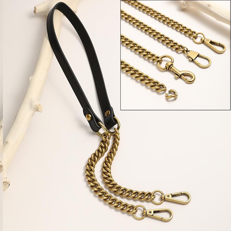Ladies Luxury Bags Csw003 Men's Gold Chains Strap Handbag Handles Shoulder Straps Luxury Design Vintage Bag Chain Strap Replacet Leather Bag Accessories