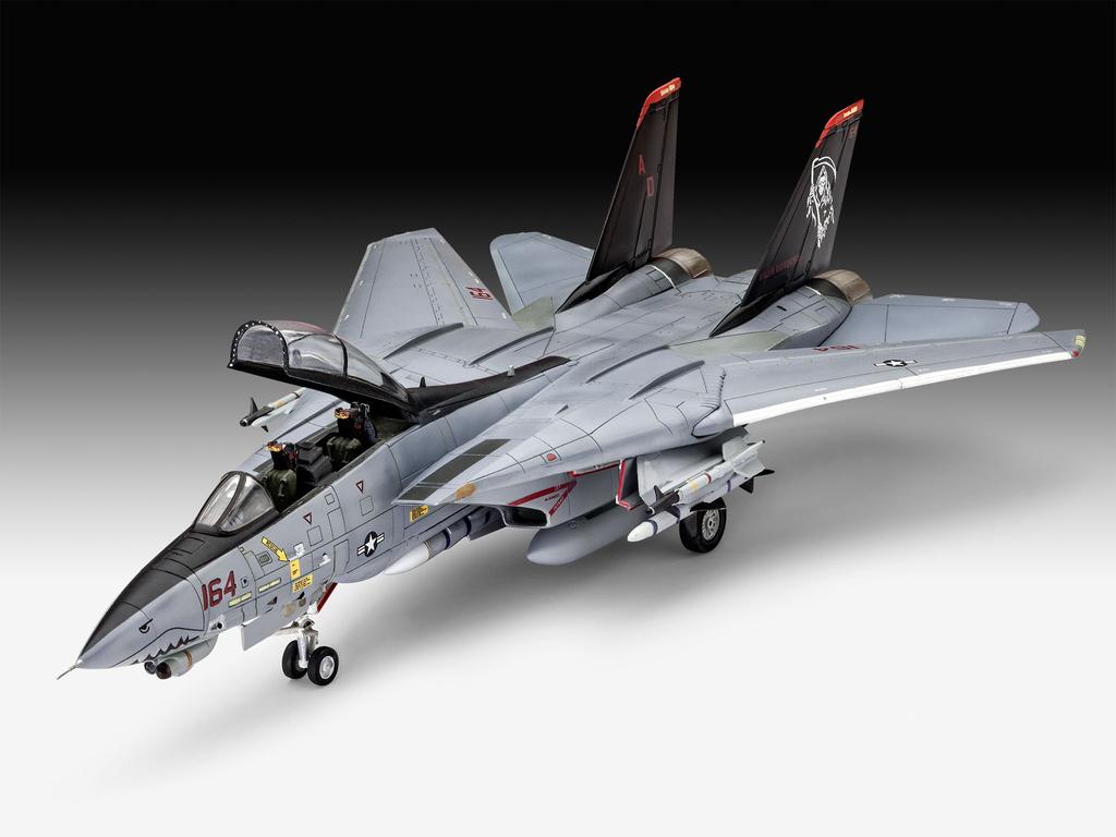Revell 1/72 scale US Air Force F-14D Super Tomcat fighter plastic model kit 03960