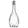 KADAX Glass Bottle for Liqueur 500ml with Synthetic Cork 5pcs.