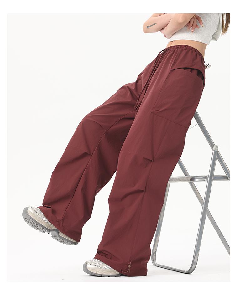 

Women s Waterproof, Windproof, Loose Three Proof Pants, Hiking And Camping Sports Workwear Pants XL червоний