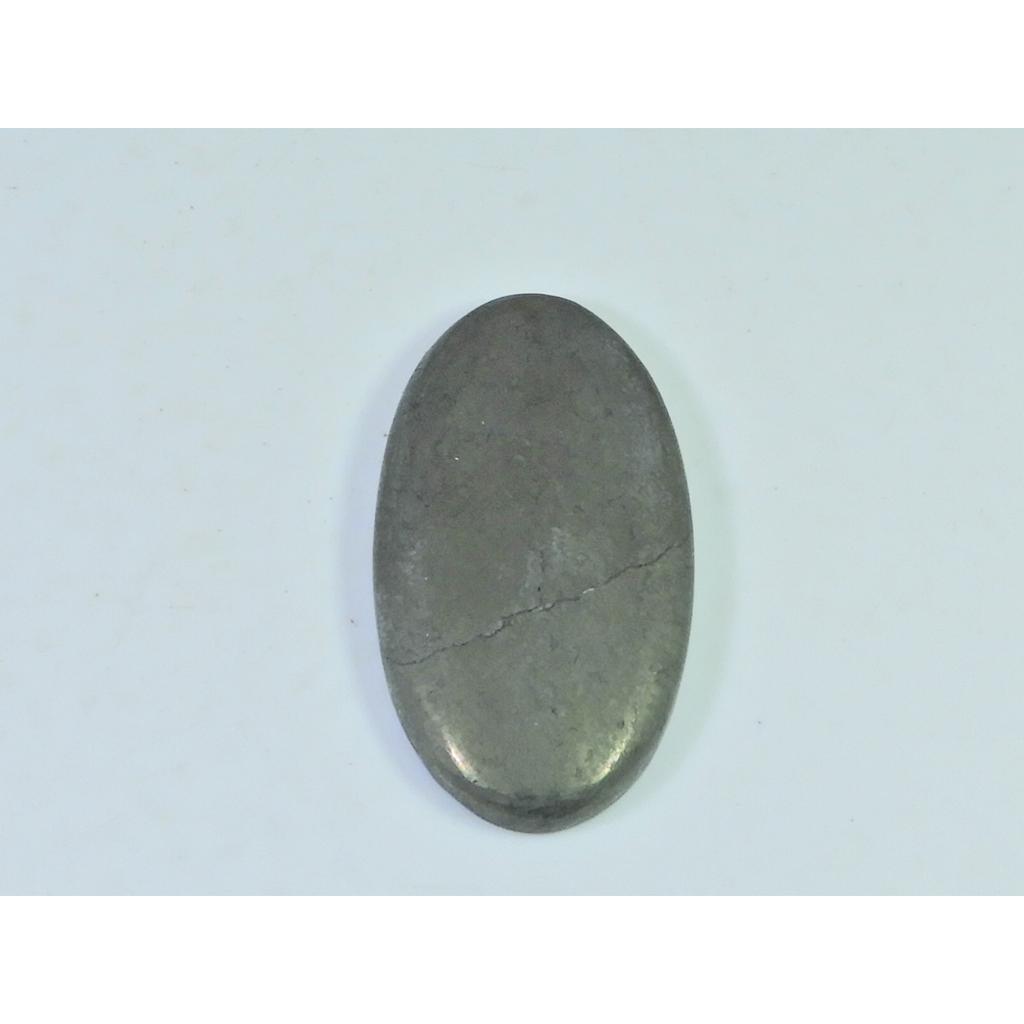 23X42X05MM Natural Apache Gold Pyrite Pear Cabochon Loose Gemstone 89Cts. B-372