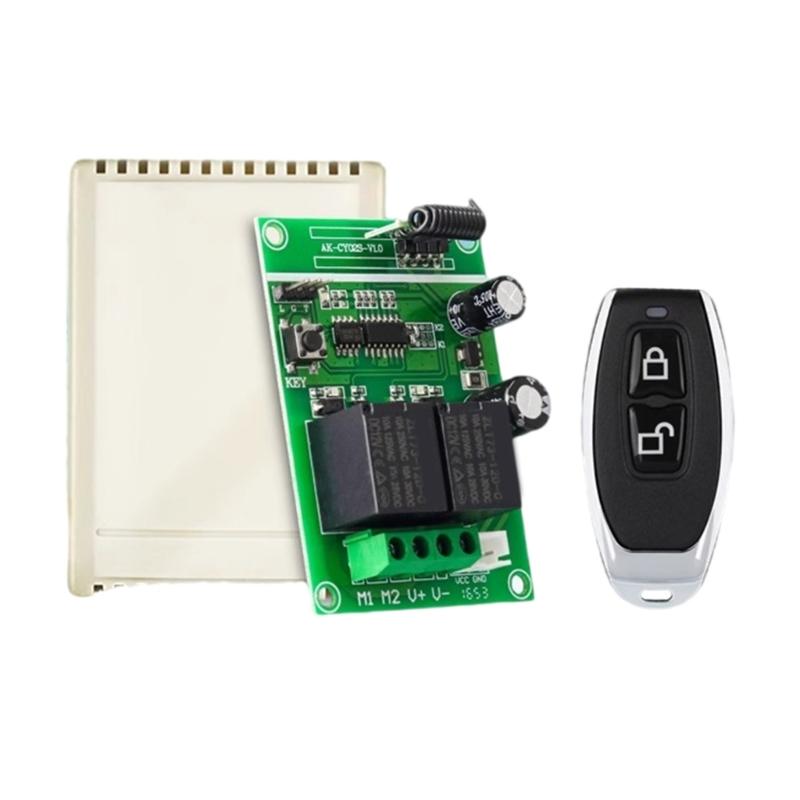 433Mhz RF Remote Control Kit DC12V Receiver with Transmitter Key Programmable Controller