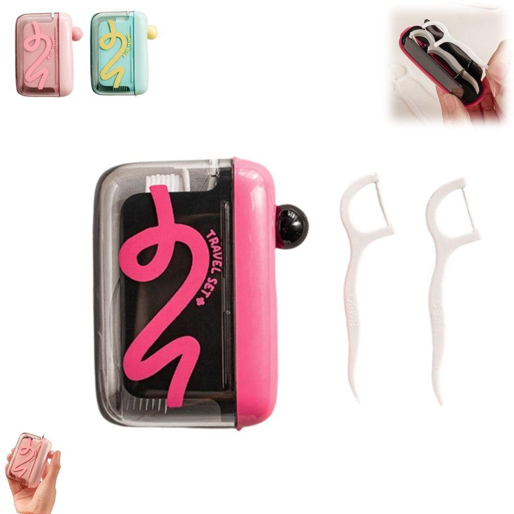Portable Automatic Ejectable Floss Dispenser without Floss Oral Care Floss Organiser Dental Floss Box