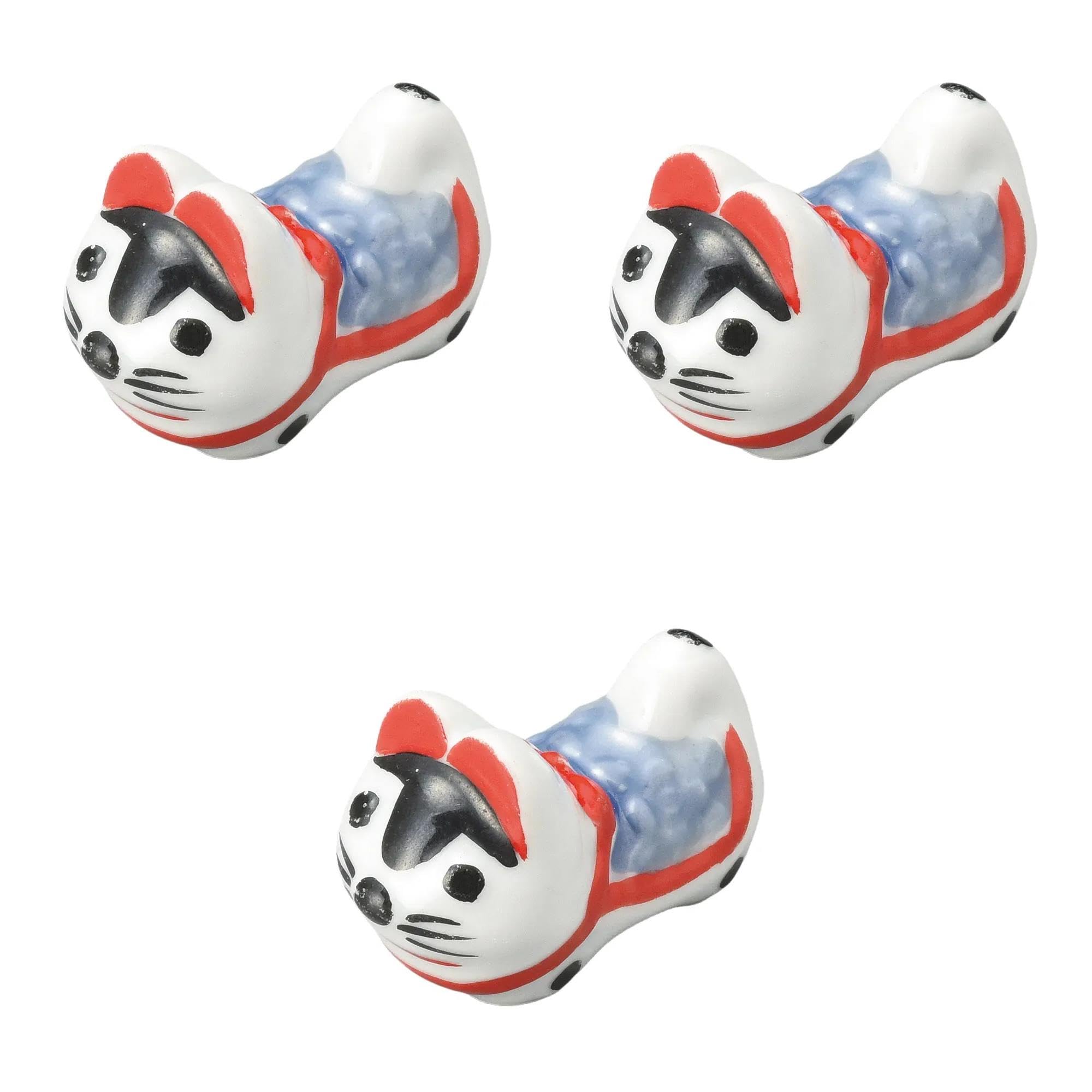 

Набор из 3 подставок для палочек для еды в виде собаки харико Подставки для палочек для еды Setomonohonpo (синий) [5см] синий