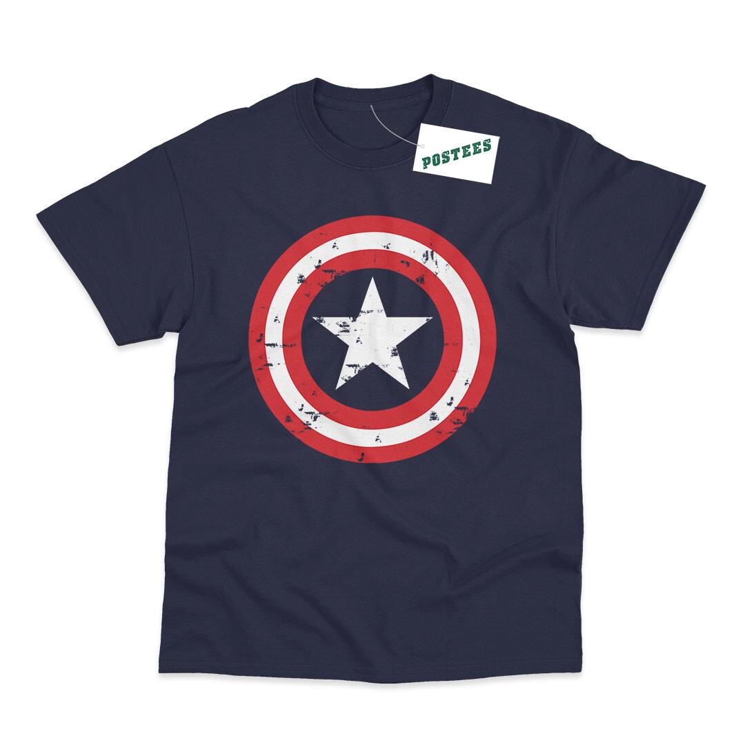 26 Captain Inspired Comic Book America Superhero Printed T-Shirt Unisex T-Shirt M