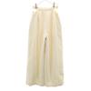 Unused Eimy Istoire Cutting Tweed Straight Pants M Ivory Women Used