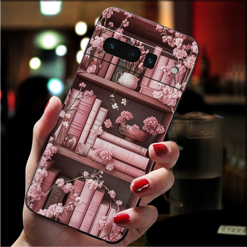 

Phone Case For Google Pixel 10 9 Pro XL 9A 8 7 6 Pro Pixel 8A 7A 6A Pixel 8 7 6 5 Pink rose gold Case Google Pixel 7 Pro