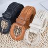 Braided Texture Belt Women Waist Belt Wide Bohemian Handmade Belts Waist Belt