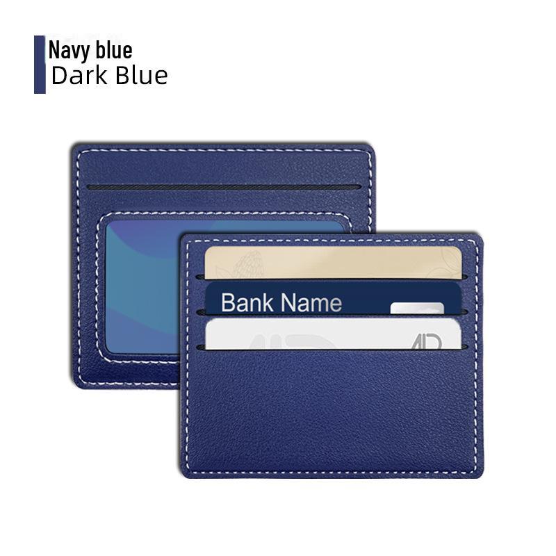 Exquisite Anti-Theft RFID Leather PU Card Holder: Universal, Spacious, & Stylish for Women