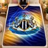 Coperta di Flanella Newcastle United Calcio Calda Morbida Plaid per Uso Interno Divano Letto Soggiorno
