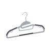 Basic Hangers, 50-Pack, Non-Slip, Rubber-Coated, Gray