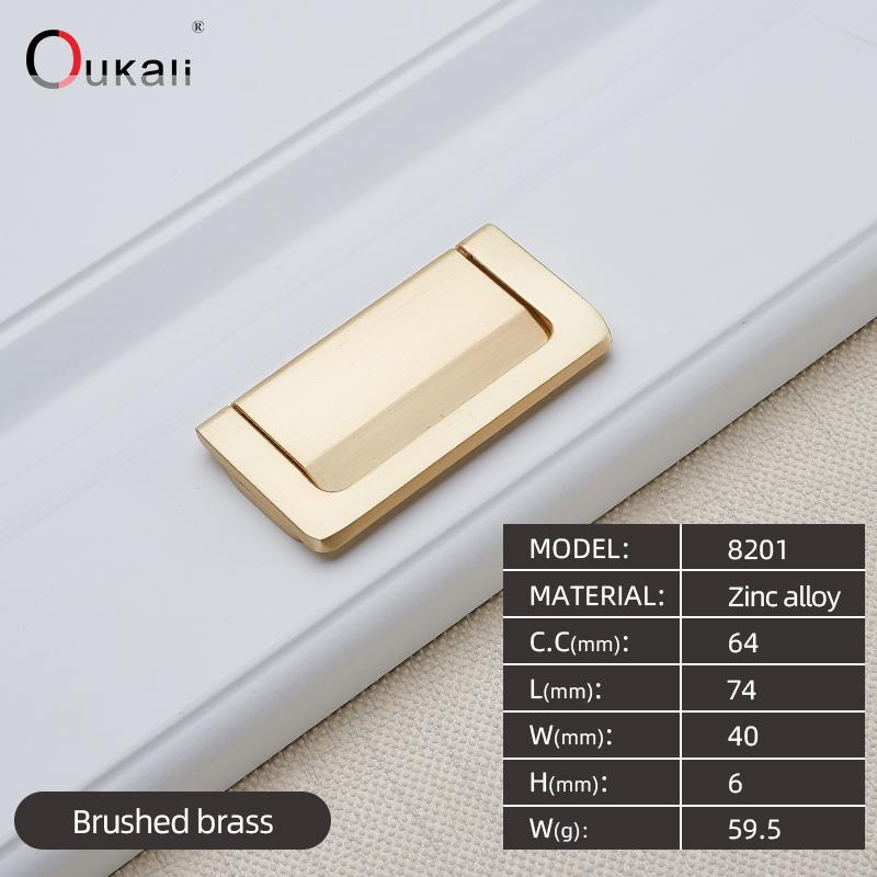 Modern Gold Finish Drawer Cabinet Handle Kitchen & Bedroom Dresser Door Pulls Office Use