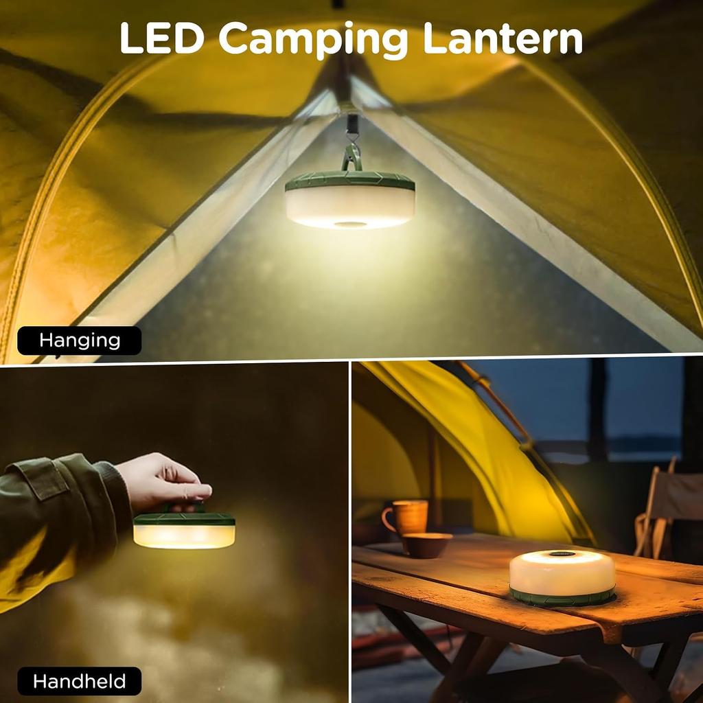 OGERY Camping String Lights 4 In 1, 32.8FT Quick Storage 8 Modes Protable | Rechargeable Fairy Tent Lights String, Hanging Lantern LED Lamp for