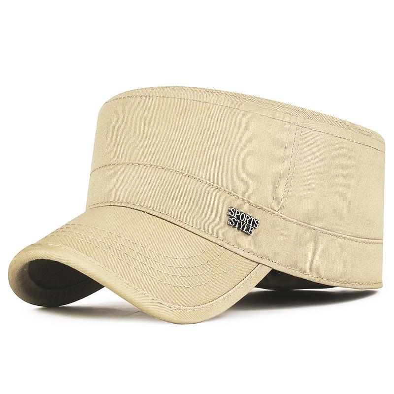 

Четыре сезона Регулируемая плоская кепка Мужская большая кепка бежевый