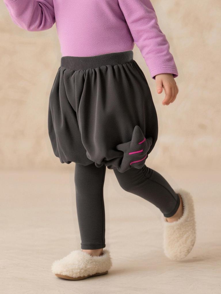 2025 Winter Tongbei Girls' Skirt Pants: Cute, Warm, Versatile 2-in-1