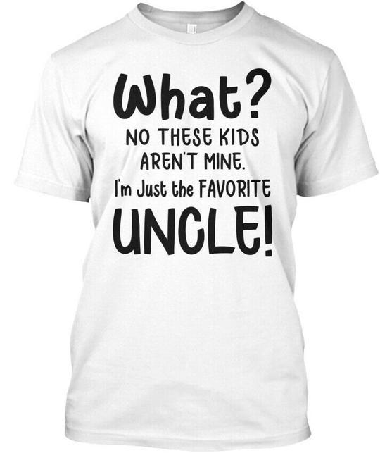 Im Just The Favorite Uncle Black T-Shirt Made in the USA Size S to 5XL S