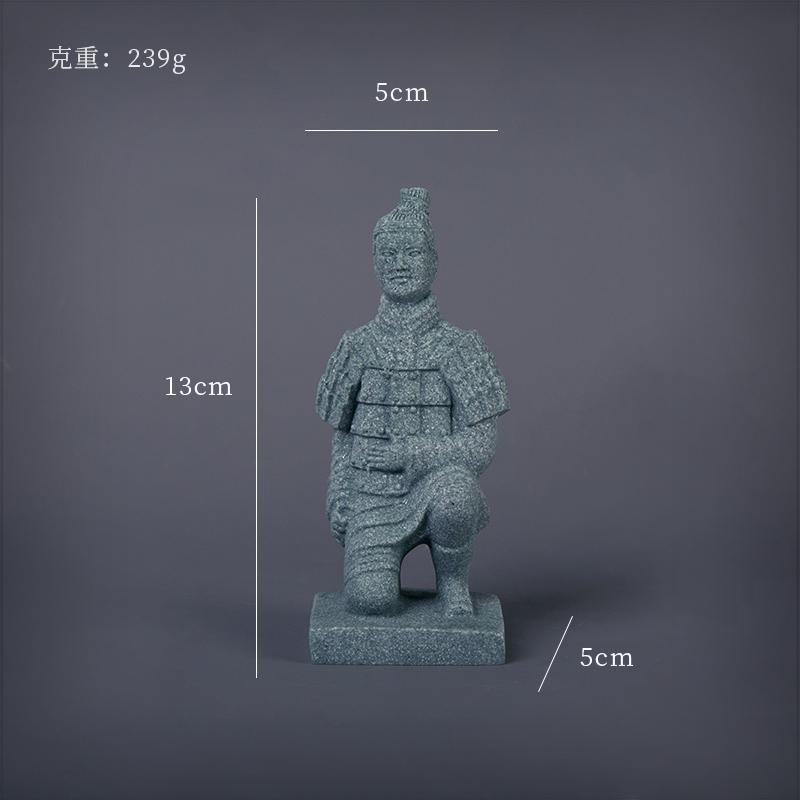 Landscape Xi an Cultural China Tourist Souvenirs Chinese Terracotta Warriors Horses Ancar General Terracotta Stone Home Decor
