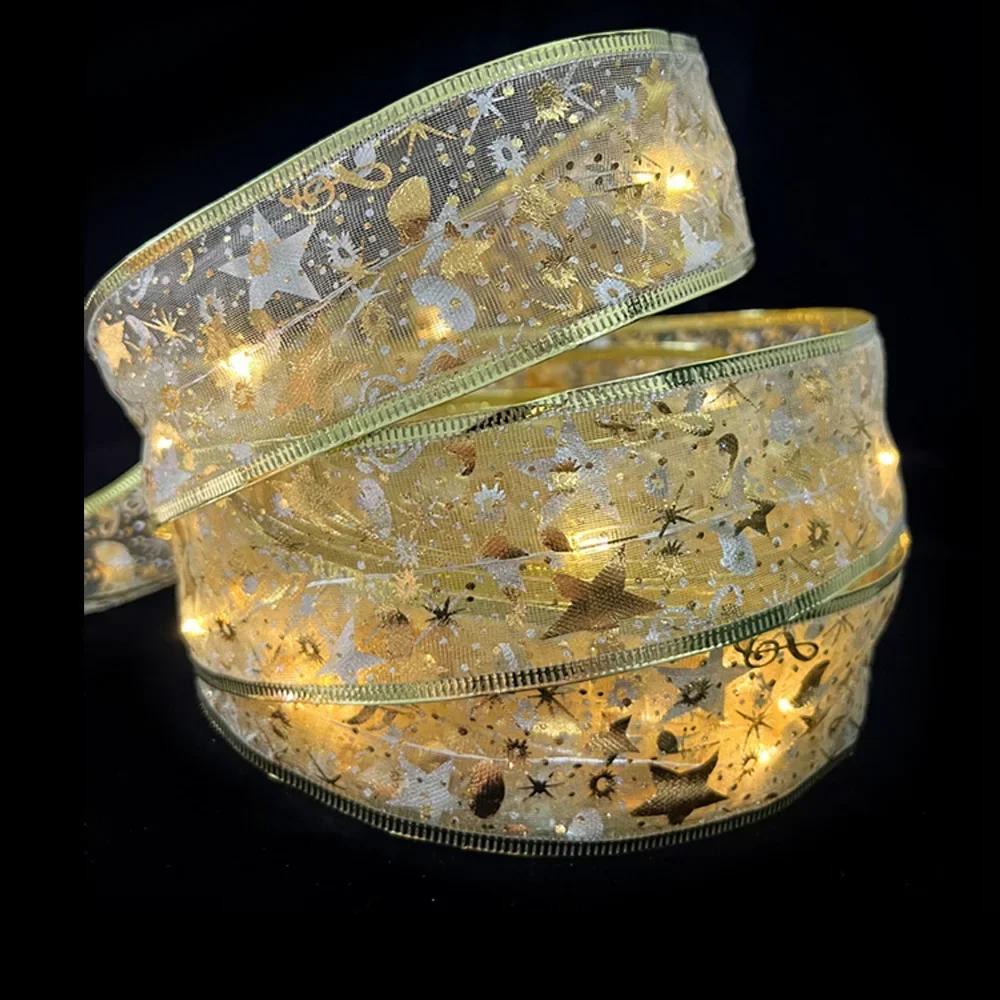 

3/2/1 м рождественские ленты Navidad светодиодные гирлянды украшения для рождественской елки светодиодные гирлянды гирлянды новинка для дома 3m