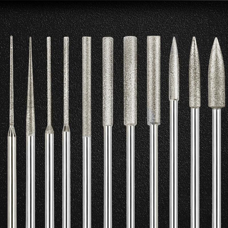 Upgrades Diamonds Rotary Tool Bits Glass Polishing Tool Ceramic Grinding Bit for Internal Grinding & Dressing In Abrasive