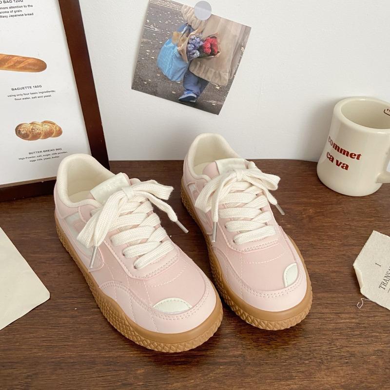 Women's niche design thick baseplate shoes women's new summer breathable little white shoes versatile shoes