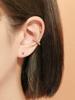 Minimalpiercing 14K Lava Pattern Ear Cuff Clip-On