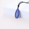[KOAI] Lapis Lazuli Teardrop Adjustable Length Power Stone Necklace for Women and Men