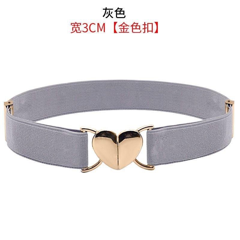 Contemporary Womens Elastic Waist Band With Smooth Buckle Fashionable Design For Occasion Every