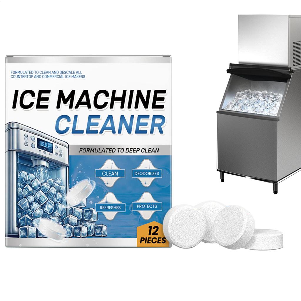 Ice Machine Cleaner Cleaning Tablets For Descaling Deodorizing Prolonging Ice Maker Lifespan Deep Clean Descale Remove