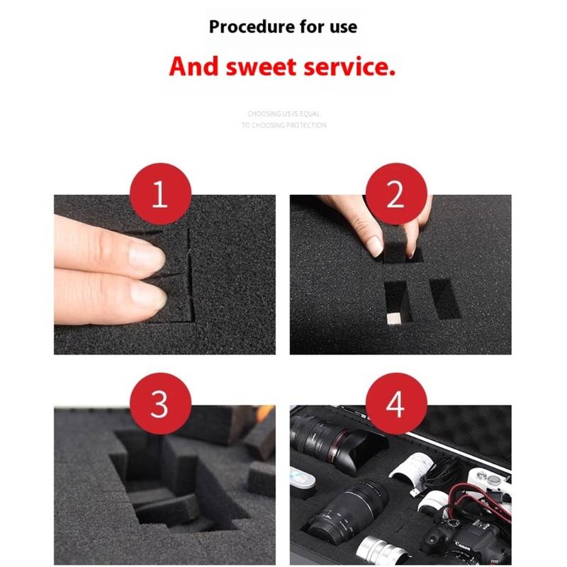 4Pcs Pick Apart Foam Insert Pluck Foam Sheet Foam Foam for Board Case Storage Drawer Toolbox Foam Inserts Organizers