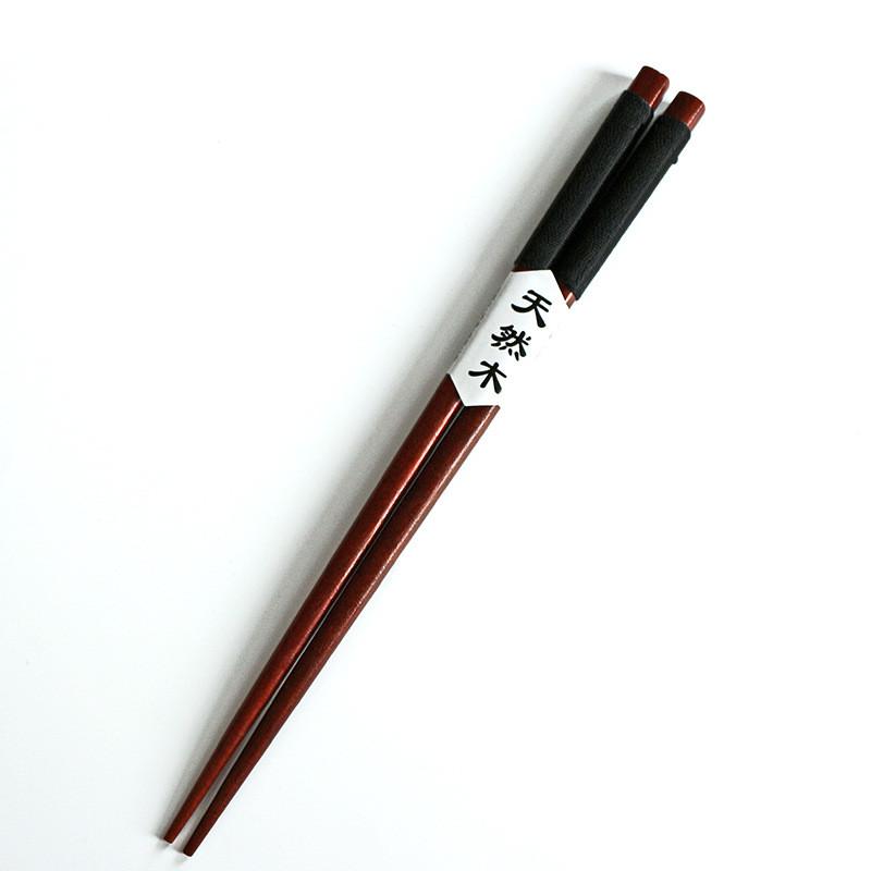 

Handmade Japanese Natural Chestnut Wood Sushi Chopsticks Value Gift Sushi Chinese Food Tie Line Kitchen Accessories Tableware коричневый