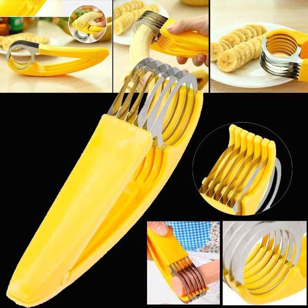

Плоды огурца банан Slicer клубники стволовых Remover яйцо резец кухонные инструменты