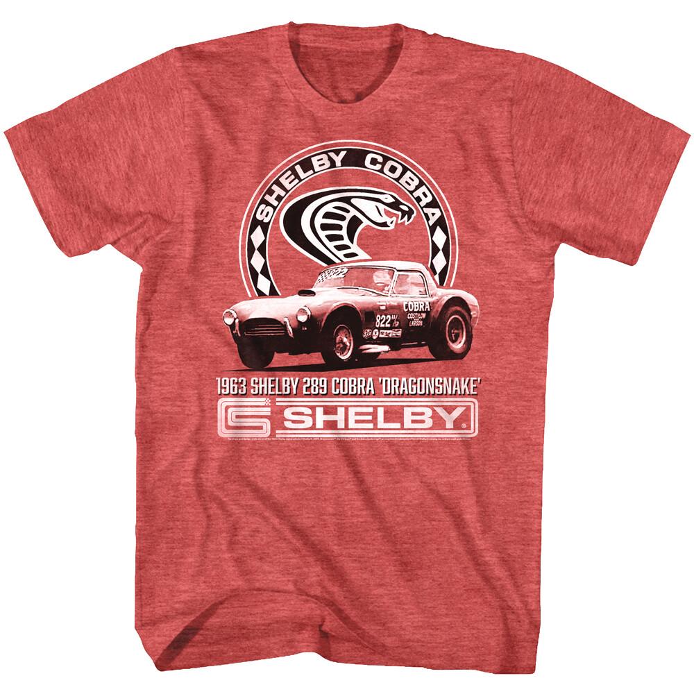 Shelby Cobra 1963 Dragonsnake 289 Men T Shirt American Muscle Car Racing Merch S