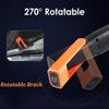 Multifunctional Powerful Cob Led Work Light Portable Rechargeable Flashlight Magnetic Torch Emergency Light Warning Light