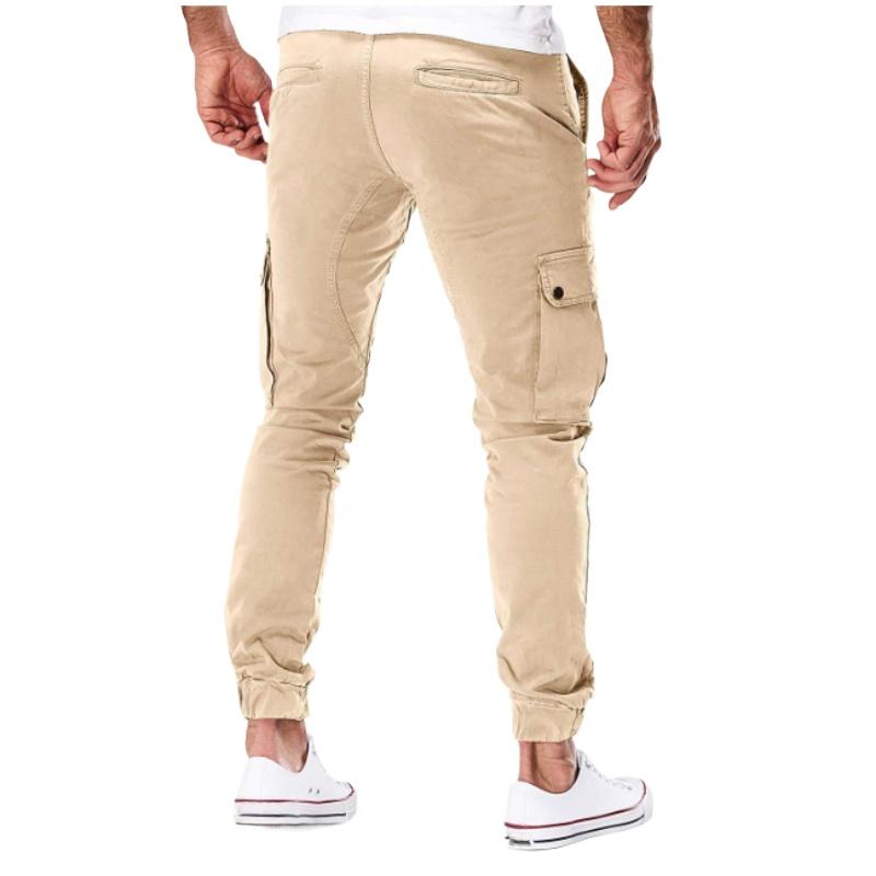 Herrenhose Taktische Hose Jogginghose Einfarbige Hose mit vielen Taschen Gerade Casual Cargohose für den Alltag