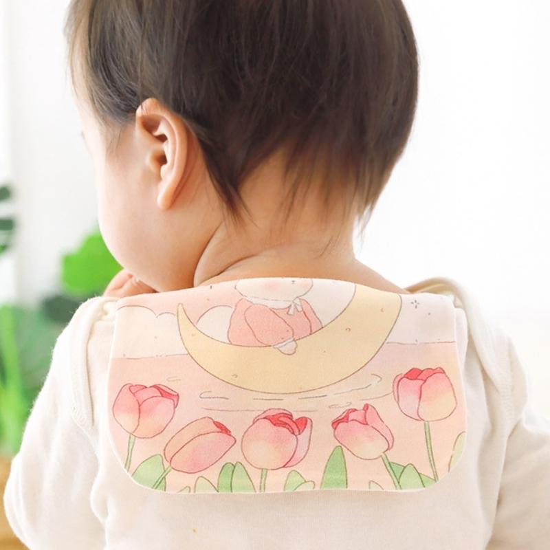 Set mit 2 sanften & saugfähigen Babyschweißhandtüchern, feuchtigkeitstransportierende Babyhandtücher, bunte & strapazierfähige Baumwolltaschentücher, Geschenk
