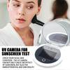 Compact Mirror with UV Camera for Sunscreen Test Pocket Size Handheld