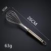 304 Stainless Steel Thickened Whisk & Hand Mixer for Dough/Eggs