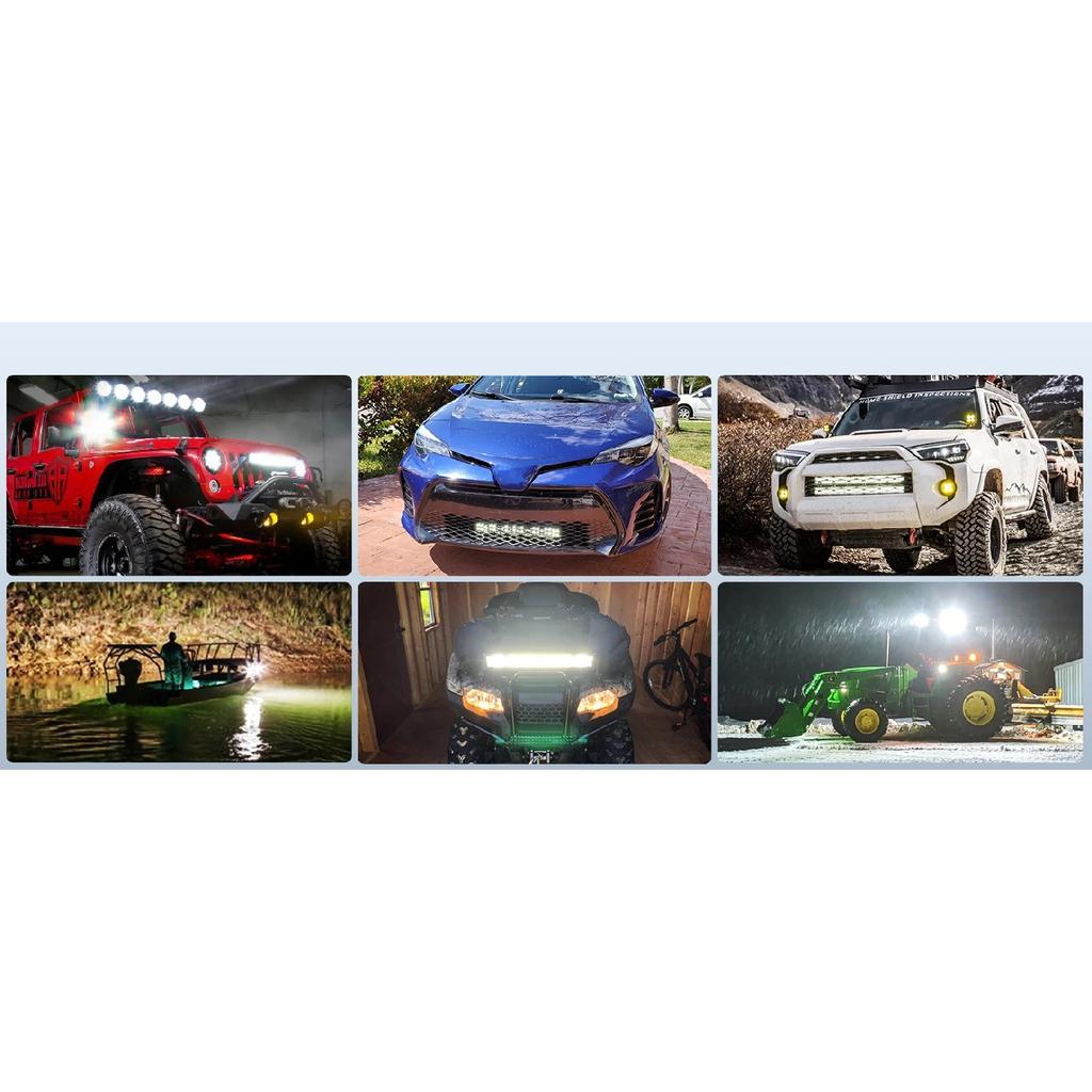 Nilight 15Inch Triple Row Lights 216W 21600LM Flood Spot Combo Beam LED Light Bar Driving Boat Super Bright Led Off Road Trucks