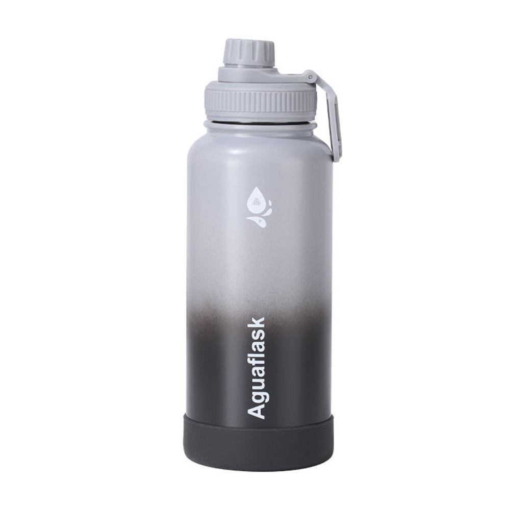 1L Sport Thermos Cup Gradient Thermal Water Bottle Tumbler Insulated Water Bottle  Fitness